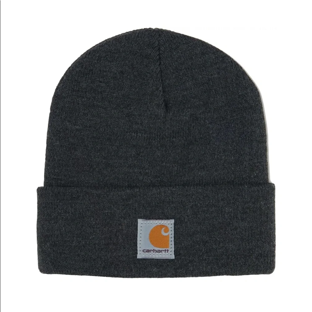 DARK GREY  KIDS CARHARTT Beanie HAT CAP *NEW